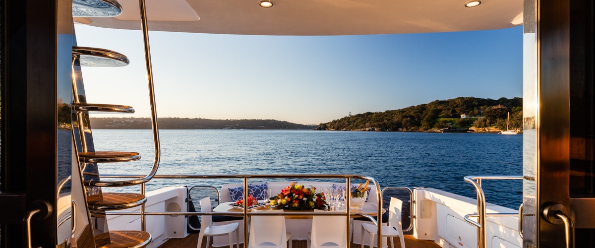 a wooden boat in a large body of water